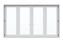 Folding 4 Panel Door